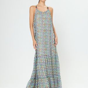 VESTIDO GASA TIRANTES. ARGGIDÓ