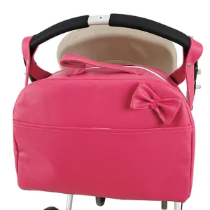 Bolso maternidad lazo FUCSIA