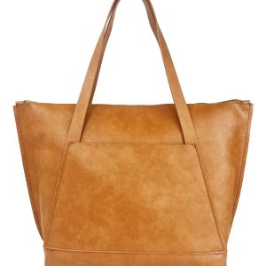 Bolso shopper grande de cuero vegano
