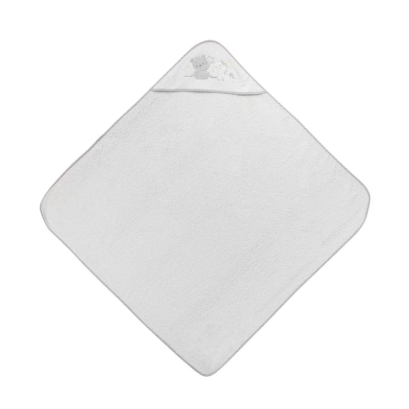 Capa de Baño Modelo Oso Unicornio Color Blanco-Gris - Imagen 3