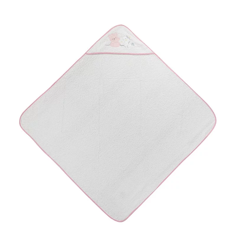 Capa de Baño Modelo Oso Unicornio Color Blanco-Rosa - Imagen 4