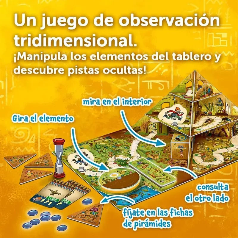 JUEGO DE MESA ÁTOMO ·SPY GUY PIRÁMIDE· - Imagen 8