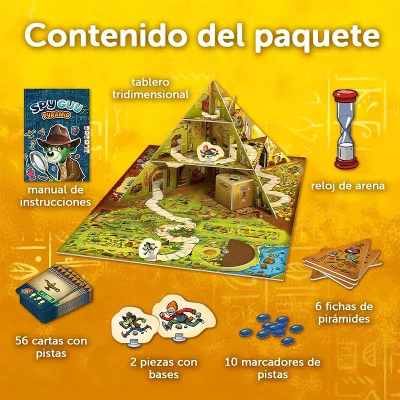 JUEGO DE MESA ÁTOMO ·SPY GUY PIRÁMIDE· - Imagen 6