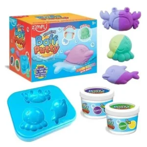 JUGUETE DE BAÑO ZIMPLIKIDS ·PLASTILINA FLOTANTE·