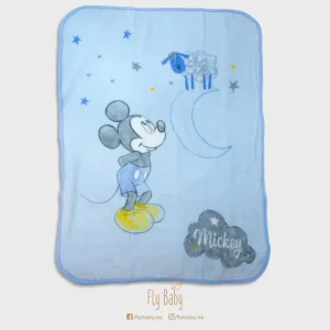 Manta de terciopelo bebé Mickey Mouse