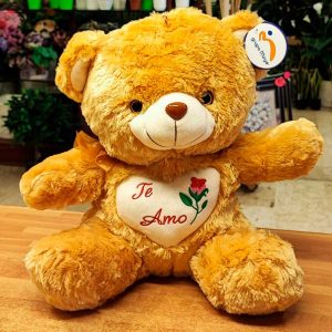 Peluche oso marrón Te Amo